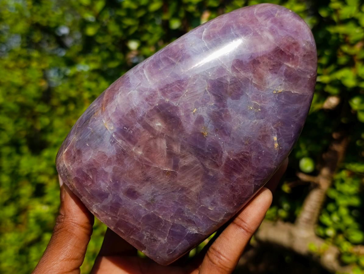 Polished Super Rare Lavender Rose Quartz Standing Display Piece x 1 From Ambatondrazaka, Madagascar