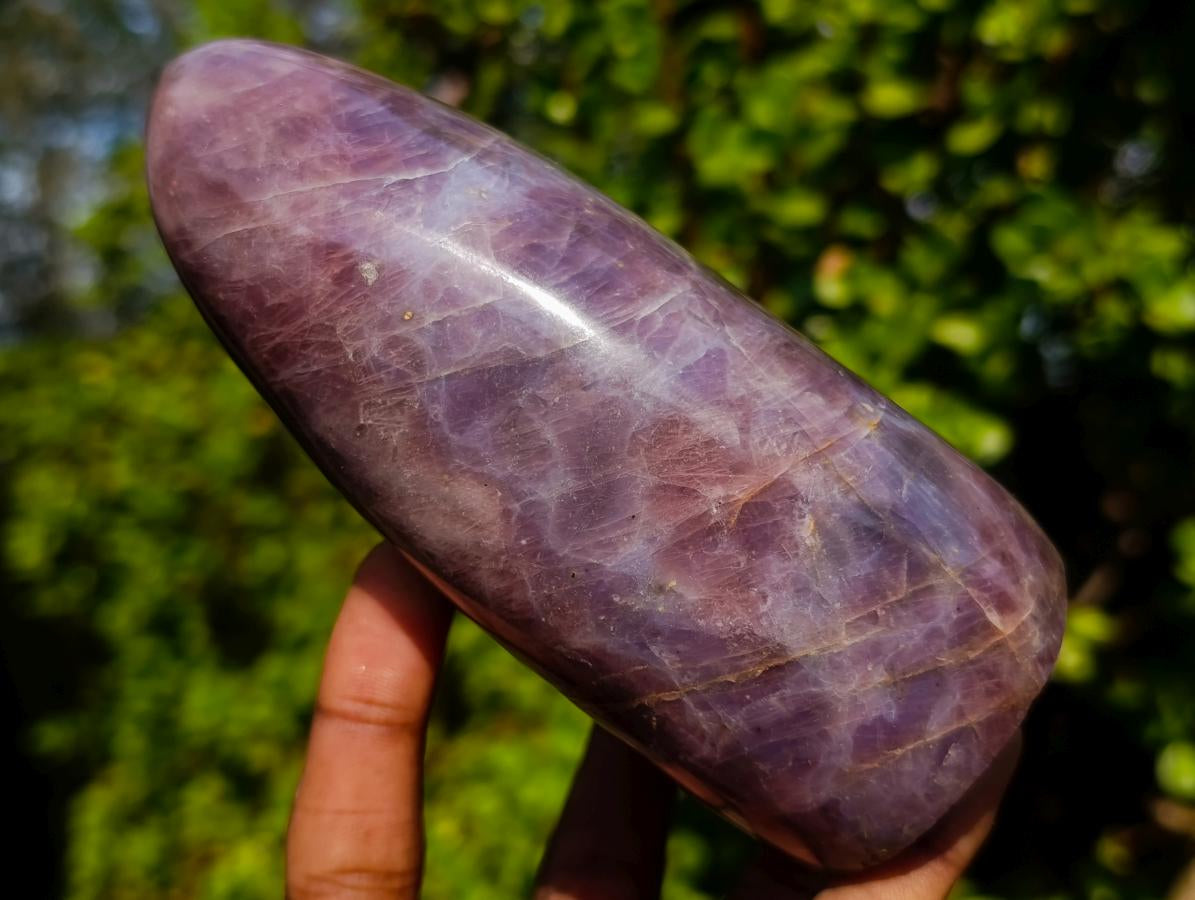 Polished Super Rare Lavender Rose Quartz Standing Display Piece x 1 From Ambatondrazaka, Madagascar