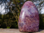 Polished Super Rare Lavender Rose Quartz Standing Display Piece x 1 From Ambatondrazaka, Madagascar