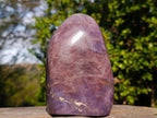 Polished Super Rare Lavender Rose Quartz Standing Display Piece x 1 From Ambatondrazaka, Madagascar