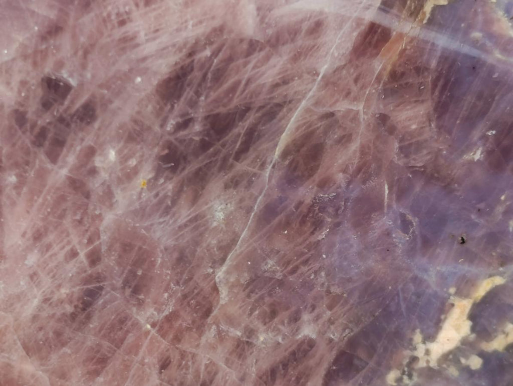 Polished Super Rare Lavender Rose Quartz Standing Display Piece x 1 From Ambatondrazaka, Madagascar