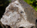 Natural Clear Brandberg Quartz Crystal Geode with Fluorescent Calcite Crystals x 1 From Brandberg, Namibia