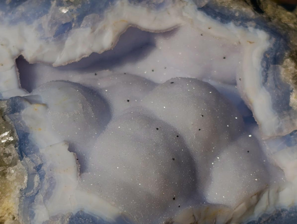 Natural Large Botryoidal Blue Lace Agate Specimen x 1 From Nsanje, Malawi