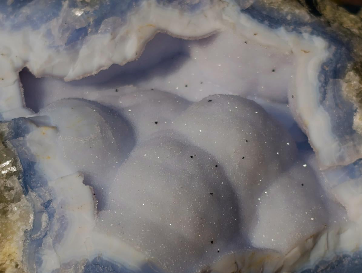 Natural Large Botryoidal Blue Lace Agate Specimen x 1 From Nsanje, Malawi