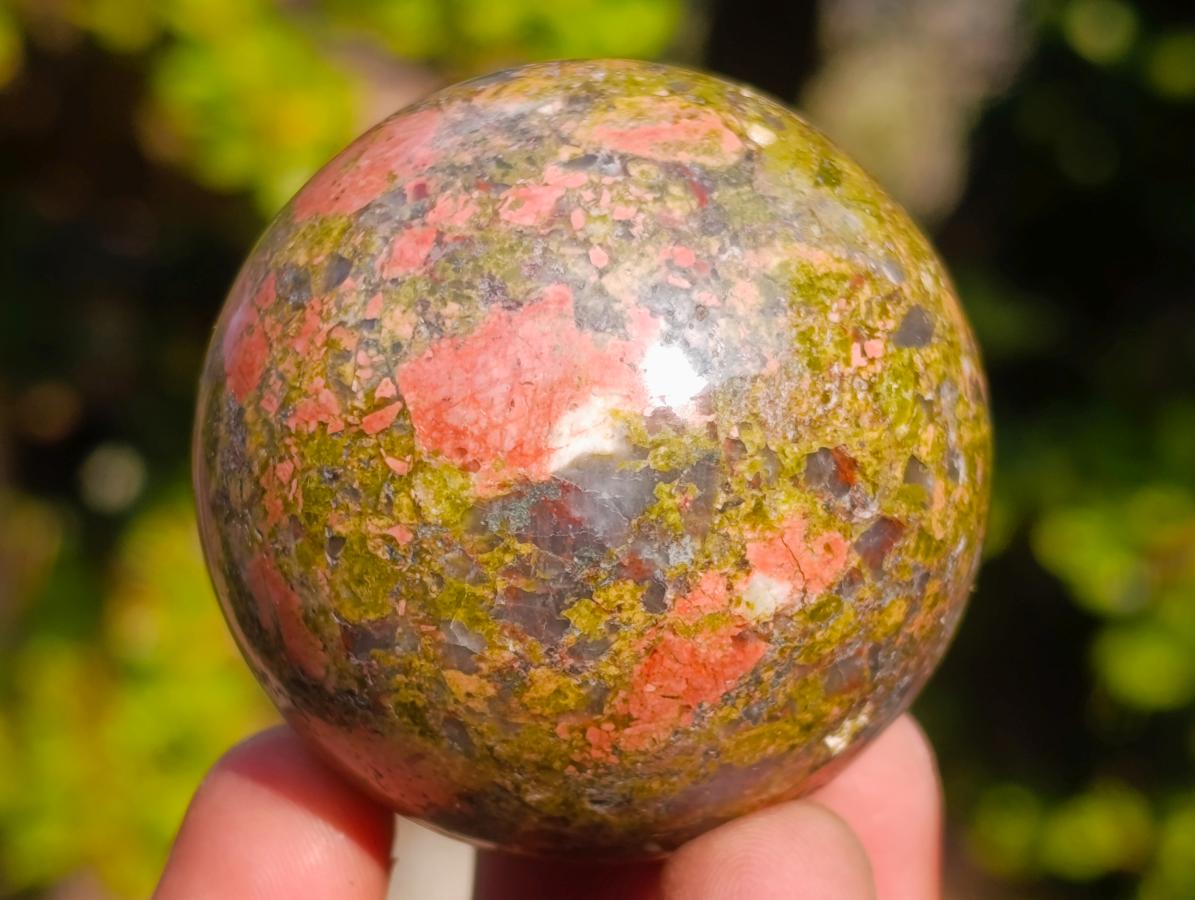 Polished Mix of African Gemstone Spheres Set of 6 x 1 From Southern Africa