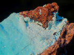 Natural Stalagmitic Drusy Coated Chrysocolla Specimen on Dolomite x 1 From Likasi, Congo