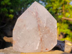 Polished Large Copper and Black Rutilated Quartz Display Crystal x 1 From Madagascar