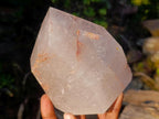 Polished Large Copper and Black Rutilated Quartz Display Crystal x 1 From Madagascar