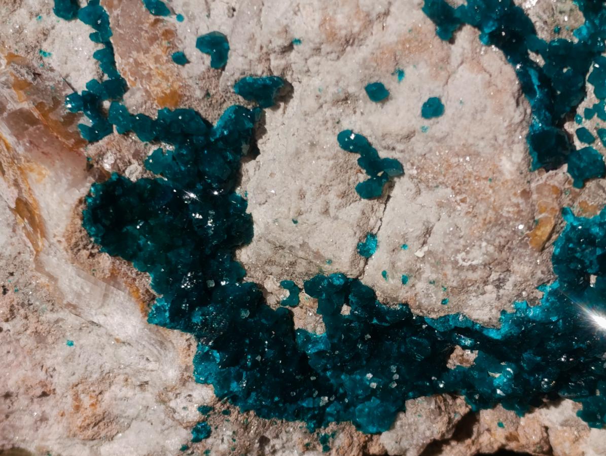 Natural XXL Dioptase Specimen on a Dolomite Matrix x 1 From Likasi, Congo