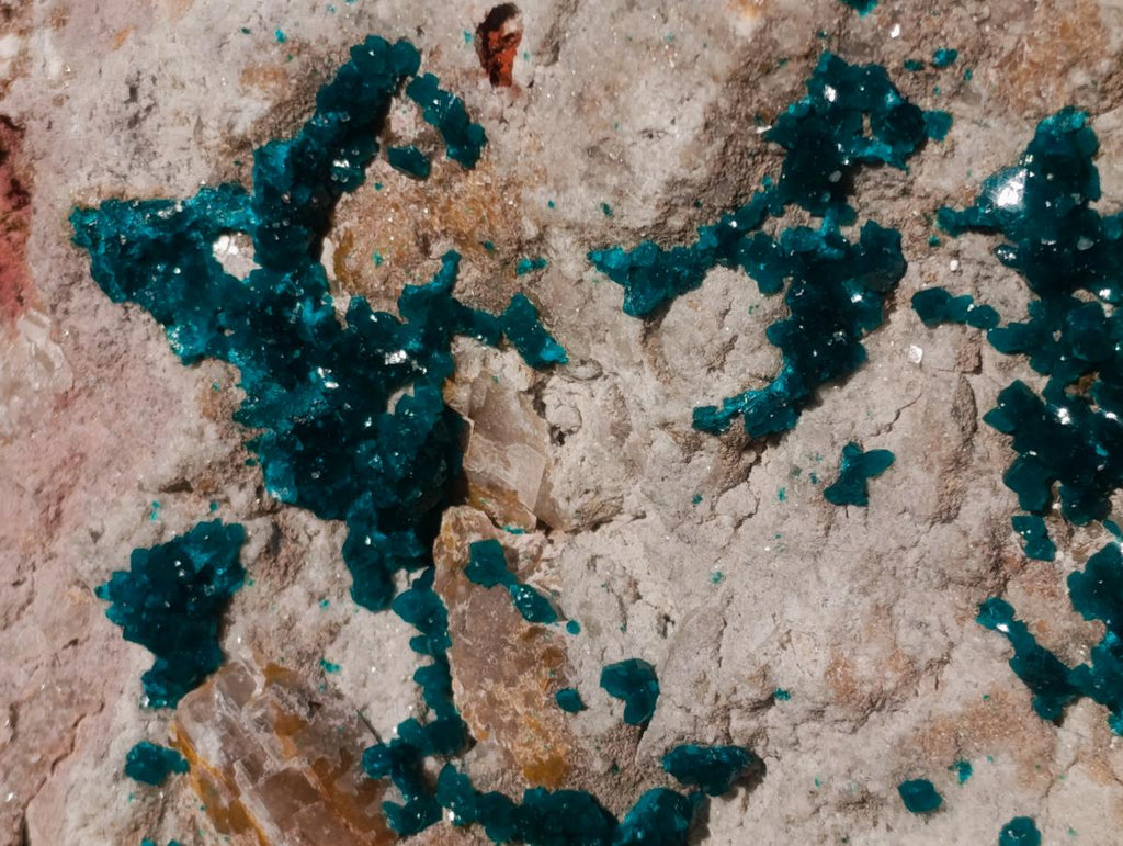 Natural XXL Dioptase Specimen on a Dolomite Matrix x 1 From Likasi, Congo