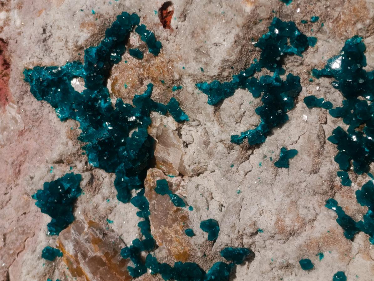 Natural XXL Dioptase Specimen on a Dolomite Matrix x 1 From Likasi, Congo