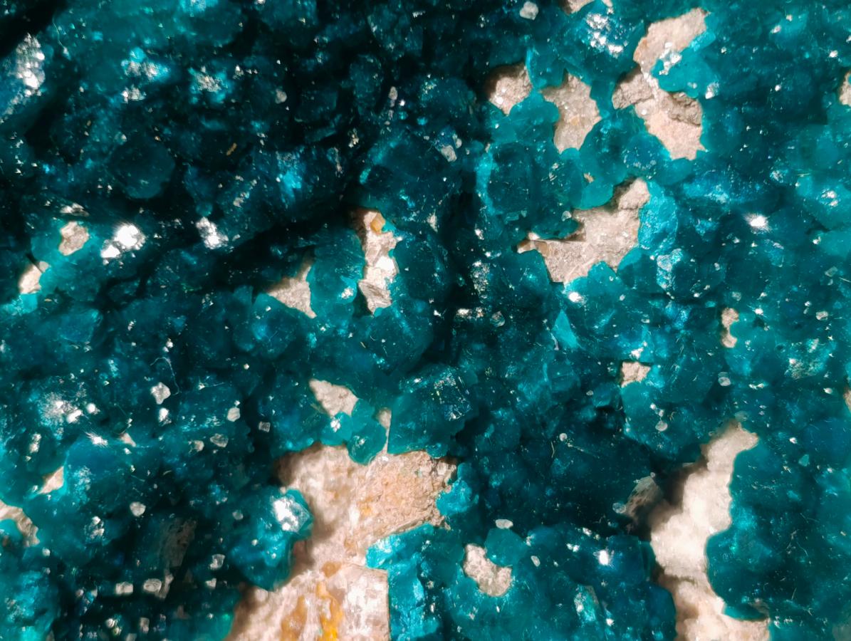 Natural XXL Dioptase Specimen on a Dolomite Matrix x 1 From Likasi, Congo