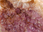 Natural Large Coral Chalcedony Geode with Crystalline Amethyst Centre x 1 From Maintirano, Madagascar