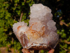 Polished and Natural Large Crystalline Ball Agate Cluster x 1 From Maintirano, Madagascar