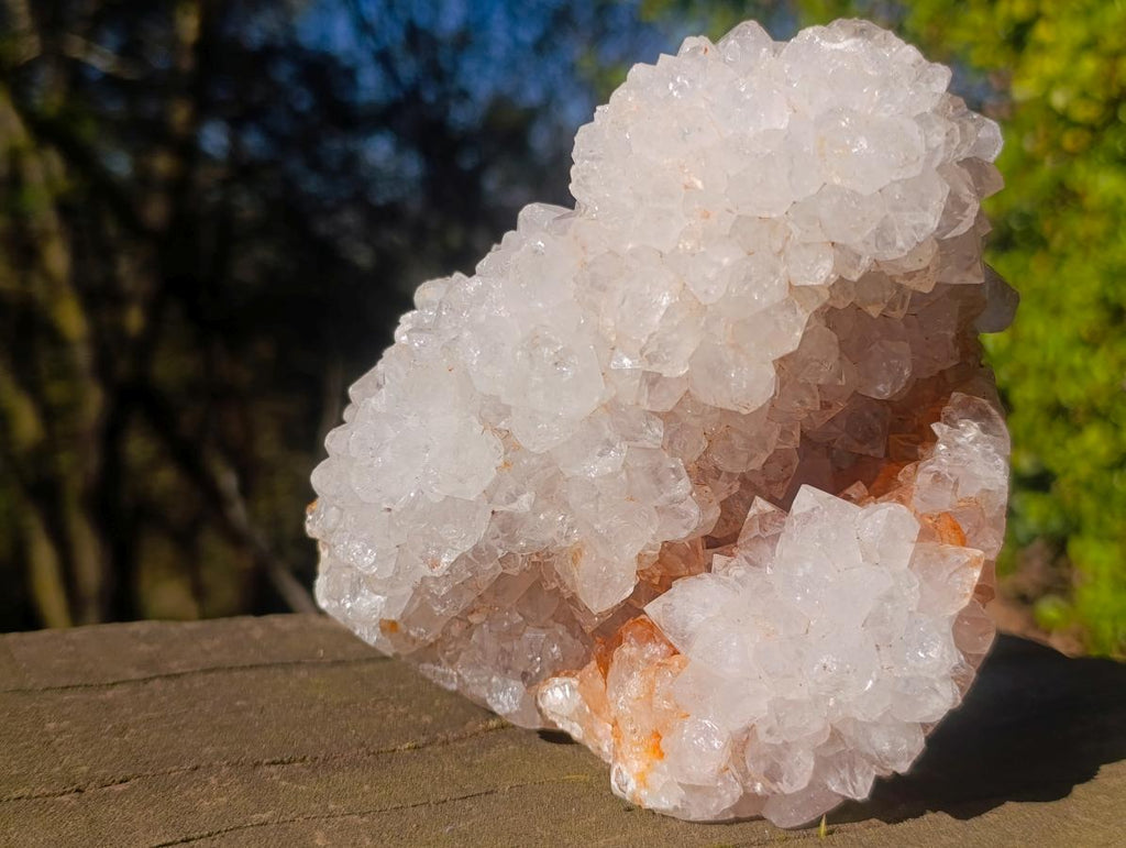 Polished and Natural Large Crystalline Ball Agate Cluster x 1 From Maintirano, Madagascar
