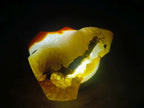 Polished Carnelian Agate Gemstone Flame with Natural Vug Cavity x 1 From Madagascar