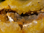 Polished Carnelian Agate Gemstone Flame with Natural Vug Cavity x 1 From Madagascar