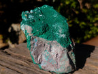 Natural Botryoidal Crystalline Malachite Specimen x 1 From Kolwezi, Congo
