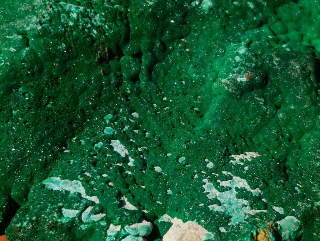 Natural Botryoidal Crystalline Malachite Specimen x 1 From Kolwezi, Congo