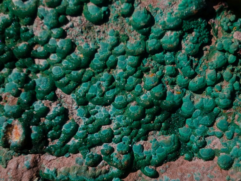 Natural Botryoidal Crystalline Malachite Specimen x 1 From Kolwezi, Congo