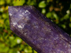 Polished Purple Lepidolite Display Crystal with Pink Tourmaline x 1 From Madagascar