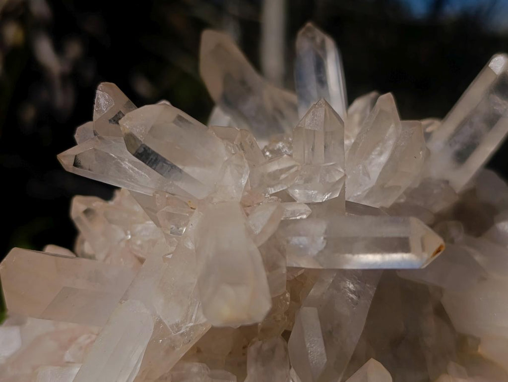 Natural Large Clear Malagasy Multi-Terminated Quartz Crystal Cluster x 1 From Ambatofinandrahana, Madagascar