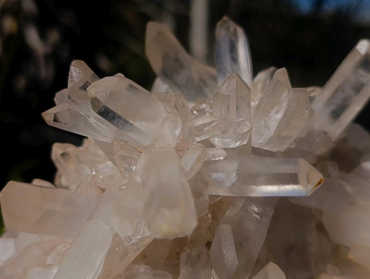 Natural Large Clear Malagasy Multi-Terminated Quartz Crystal Cluster x 1 From Ambatofinandrahana, Madagascar