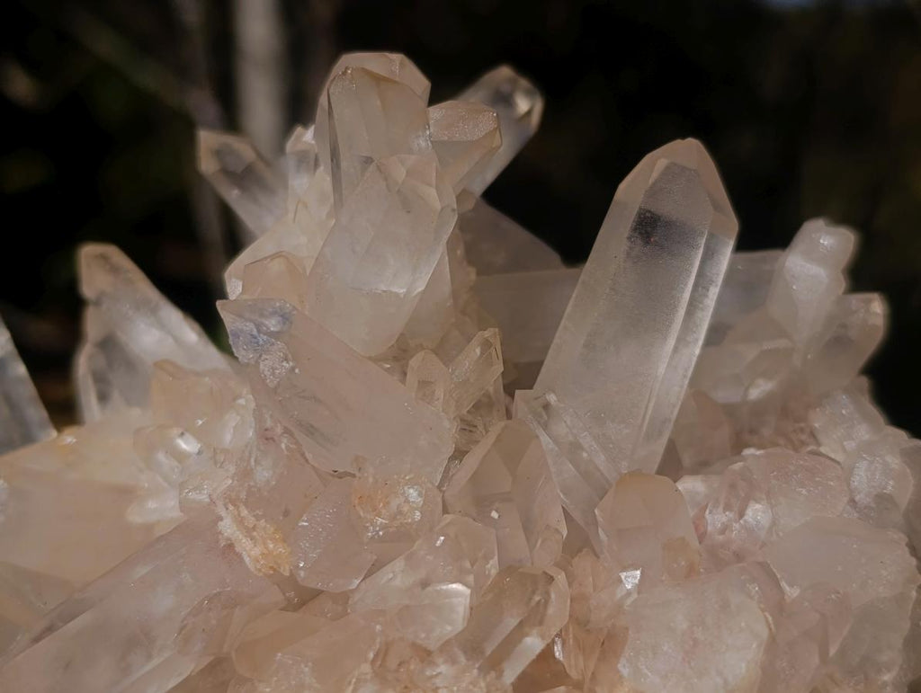 Natural Large Clear Malagasy Multi-Terminated Quartz Crystal Cluster x 1 From Ambatofinandrahana, Madagascar