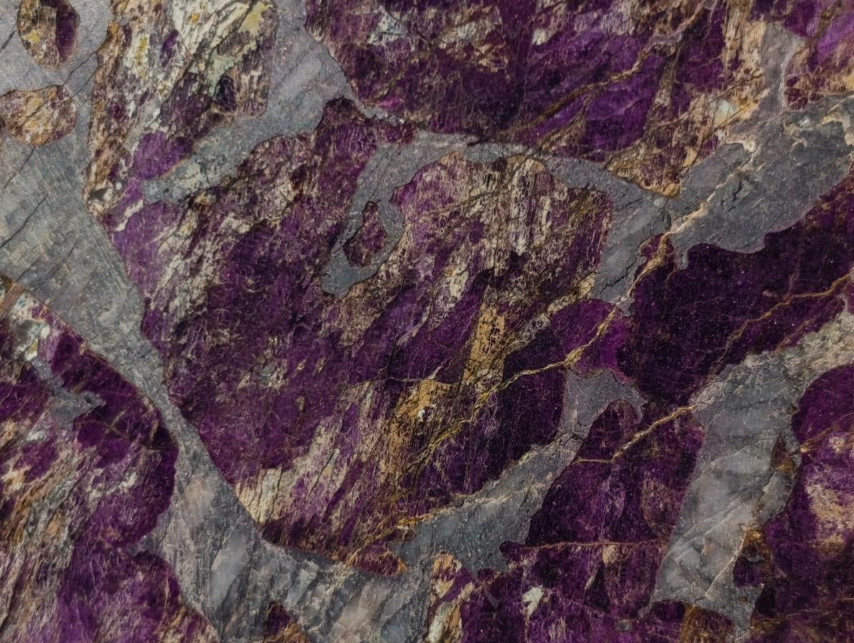 Polished and Natural Silky Metallic Purpurite Free Form x 1 From Erongo, Namibia