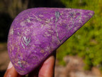 Polished and Natural Silky Metallic Purpurite Free Form x 1 From Erongo, Namibia