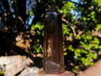 Polished Smokey Quartz Display Crystal x 1 From Anjozorobe, Madagascar