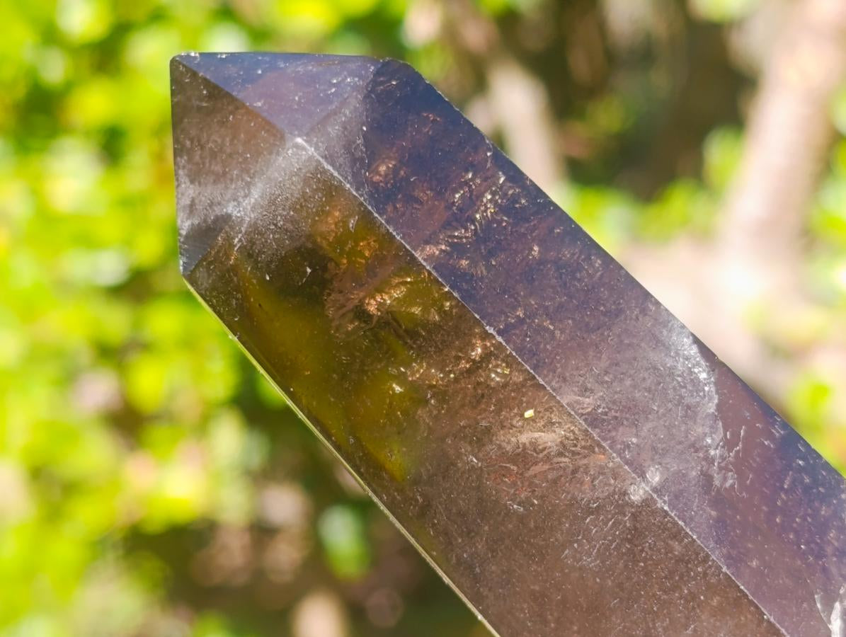 Polished Smokey Quartz Display Crystal x 1 From Anjozorobe, Madagascar