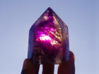 Polished Smokey Amethyst Window Crystal x 1 From Akansobe, Madagascar