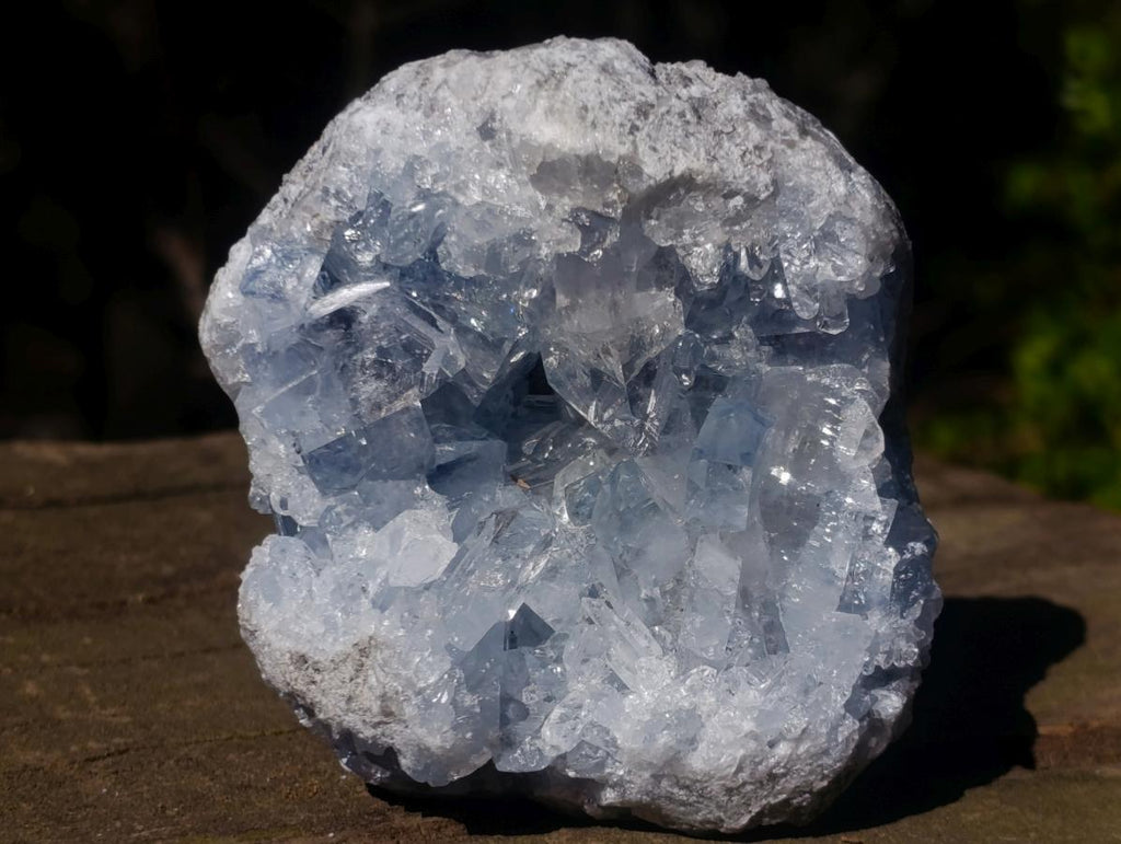 Natural Blue Celestite Vug Specimen x 1 From Sakoany Madagascar