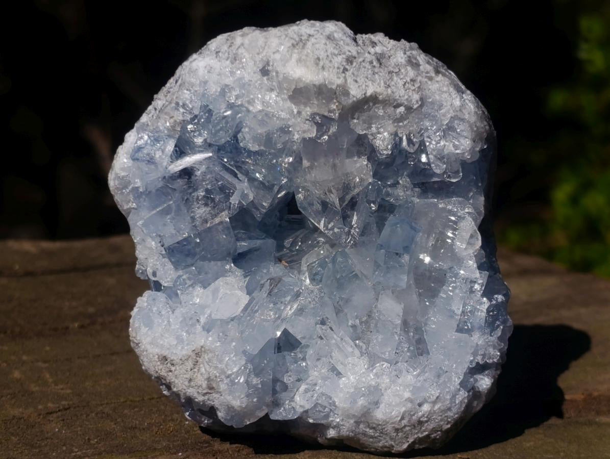 Natural Blue Celestite Vug Specimen x 1 From Sakoany Madagascar