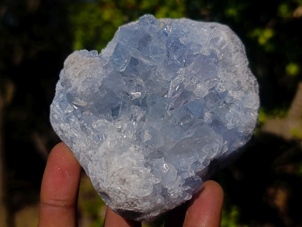 Natural Blue Celestite Vug Specimen x 1 From Sakoany Madagascar