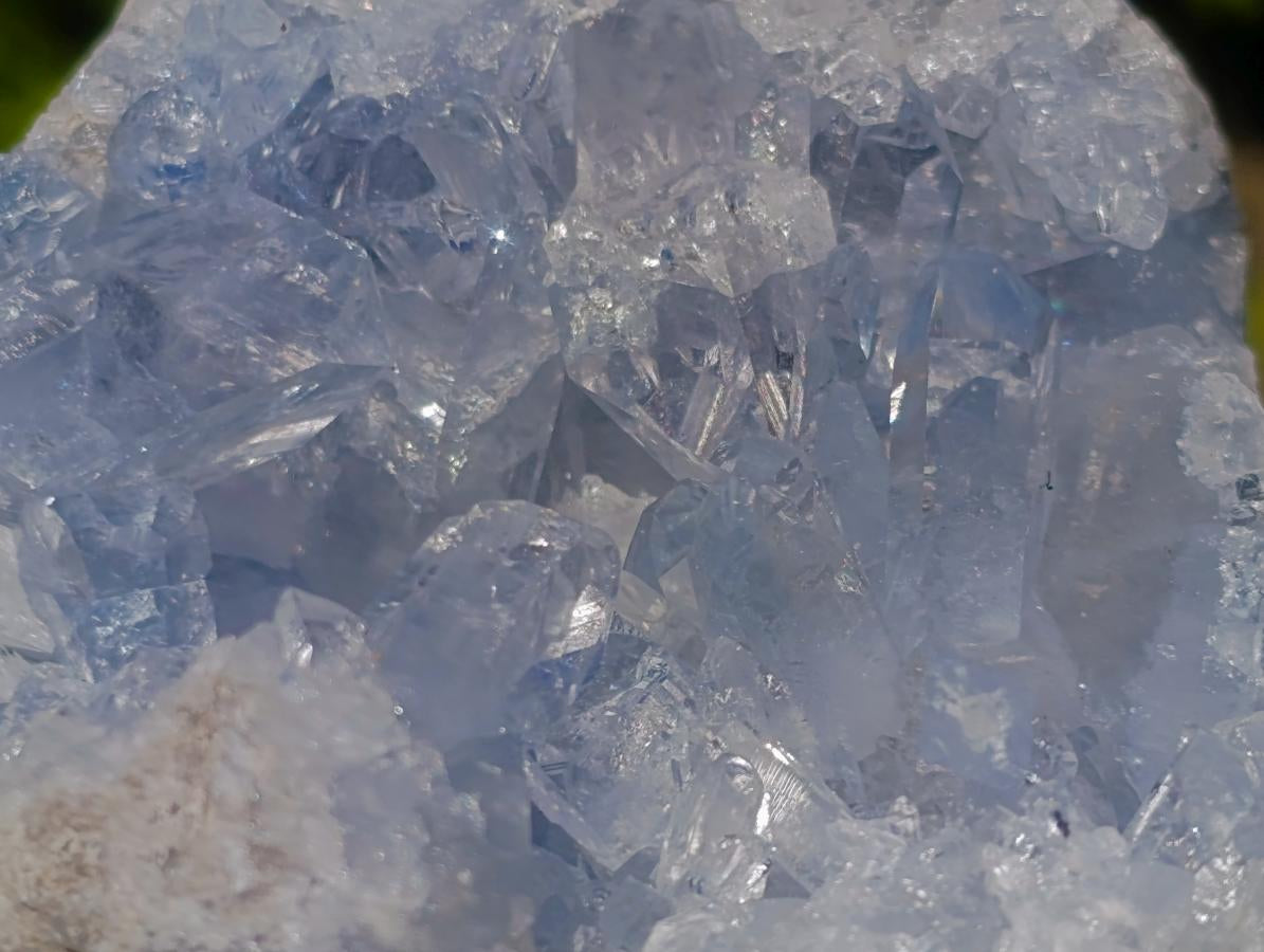Natural Blue Celestite Vug Specimen x 1 From Sakoany Madagascar