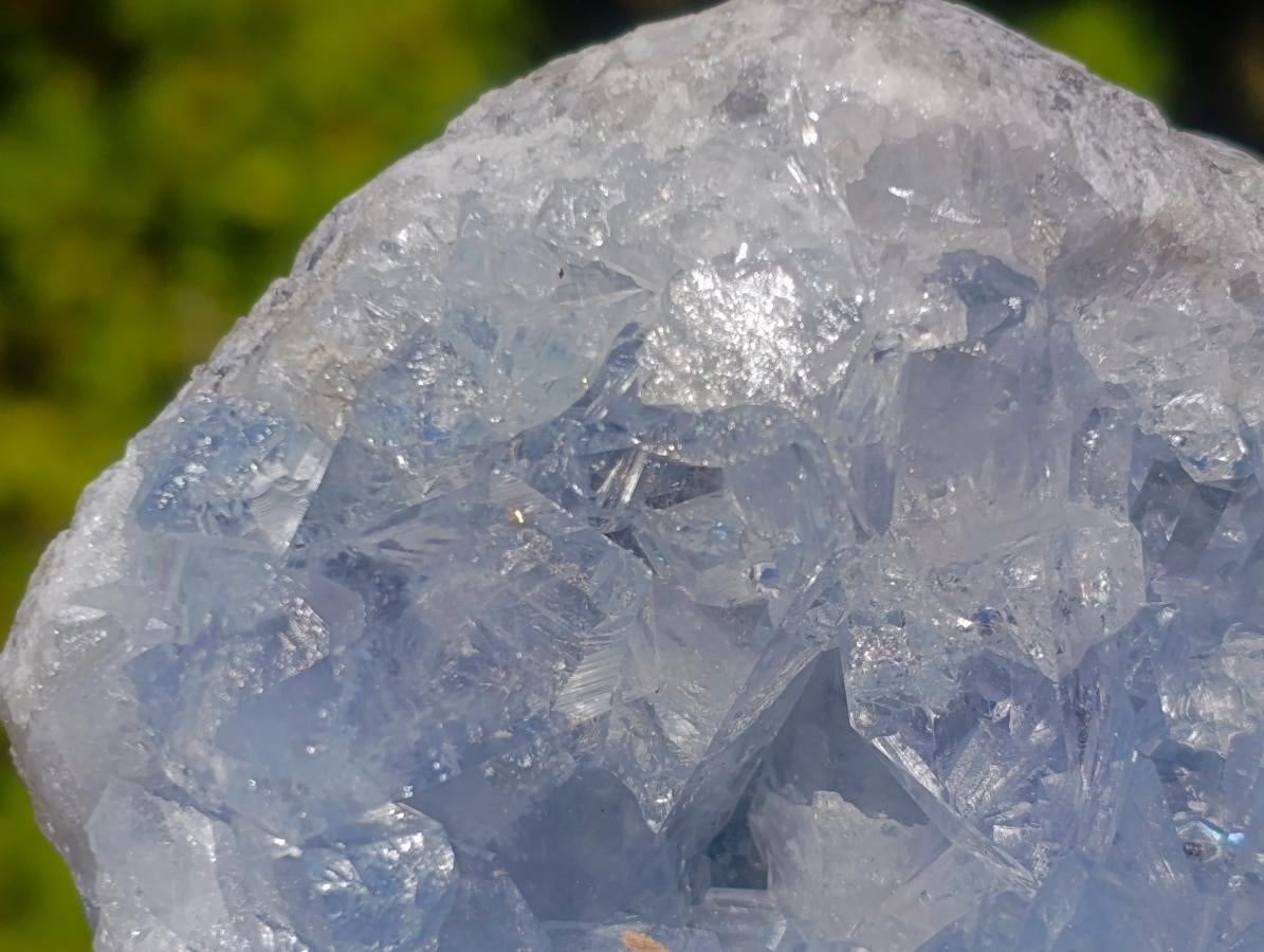 Natural Blue Celestite Vug Specimen x 1 From Sakoany Madagascar