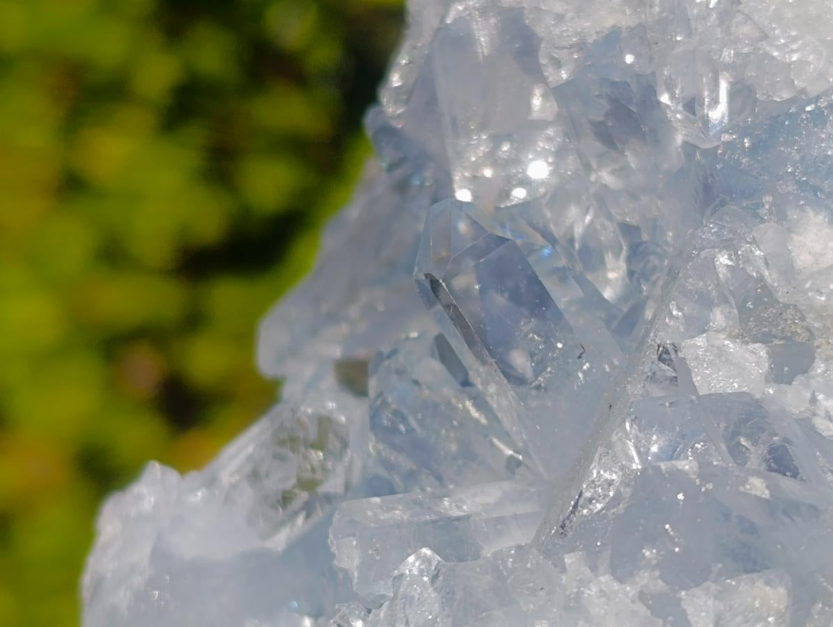 Natural Blue Celestite Vug Specimen x 1 From Sakoany Madagascar