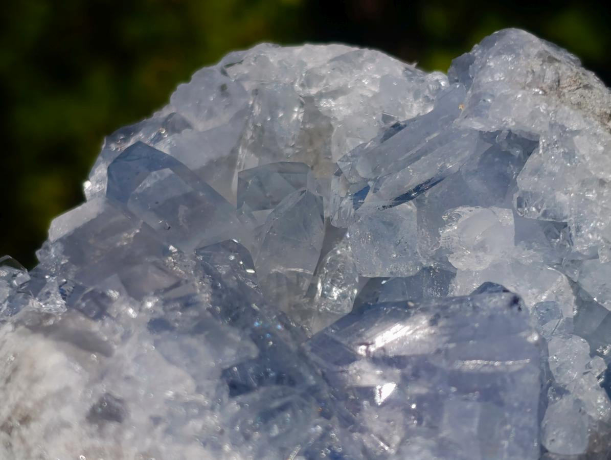 Natural Blue Celestite Vug Specimen x 1 From Sakoany Madagascar