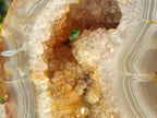 Polished Banded Agate Standing Display Piece x 1 From Maintirano, Madagascar