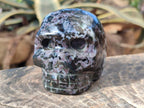 Hand Made Merlinite Gemstone Skull Carving x 1 From Madagascar