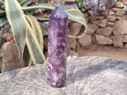 Polished Gemmy Lepidolite Deep Purple Display Crystal x 1 From Madagascar