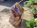 Polished Large Black Cloud Smokey Morion Window Quartz Display Crystal x 1 From Akansobe, Madagascar