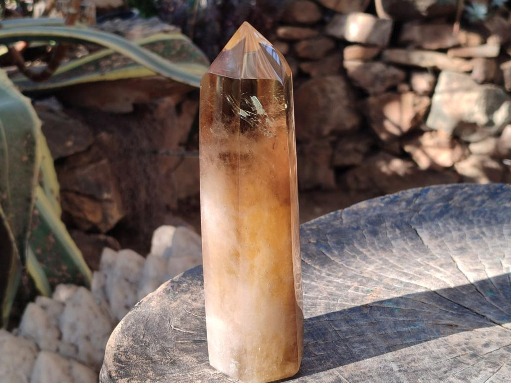 Polished Rare Large Smokey Citrine Display Crystal x 1 From Anjozorobe, Madagascar