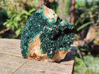 Natural Sparkling Crystalline Malachite Specimen x 1 From Tenke Fungurume, Congo