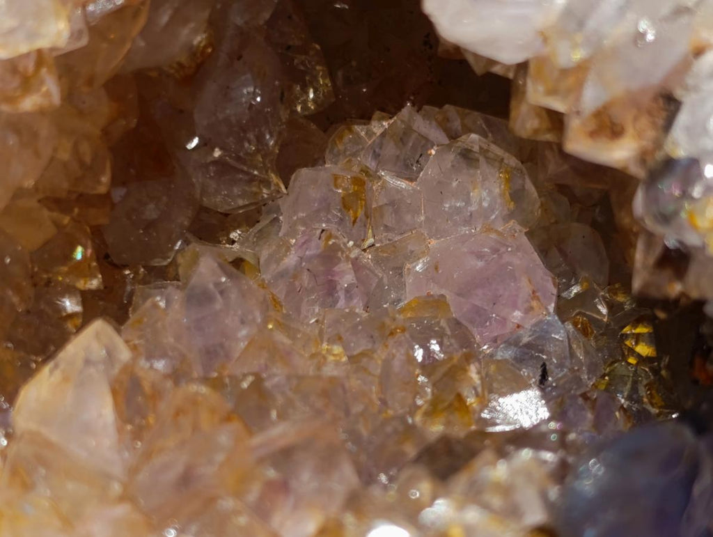 Polished and Natural Crystal Centred Agate Geode x 1 From Maintirano, Madagascar