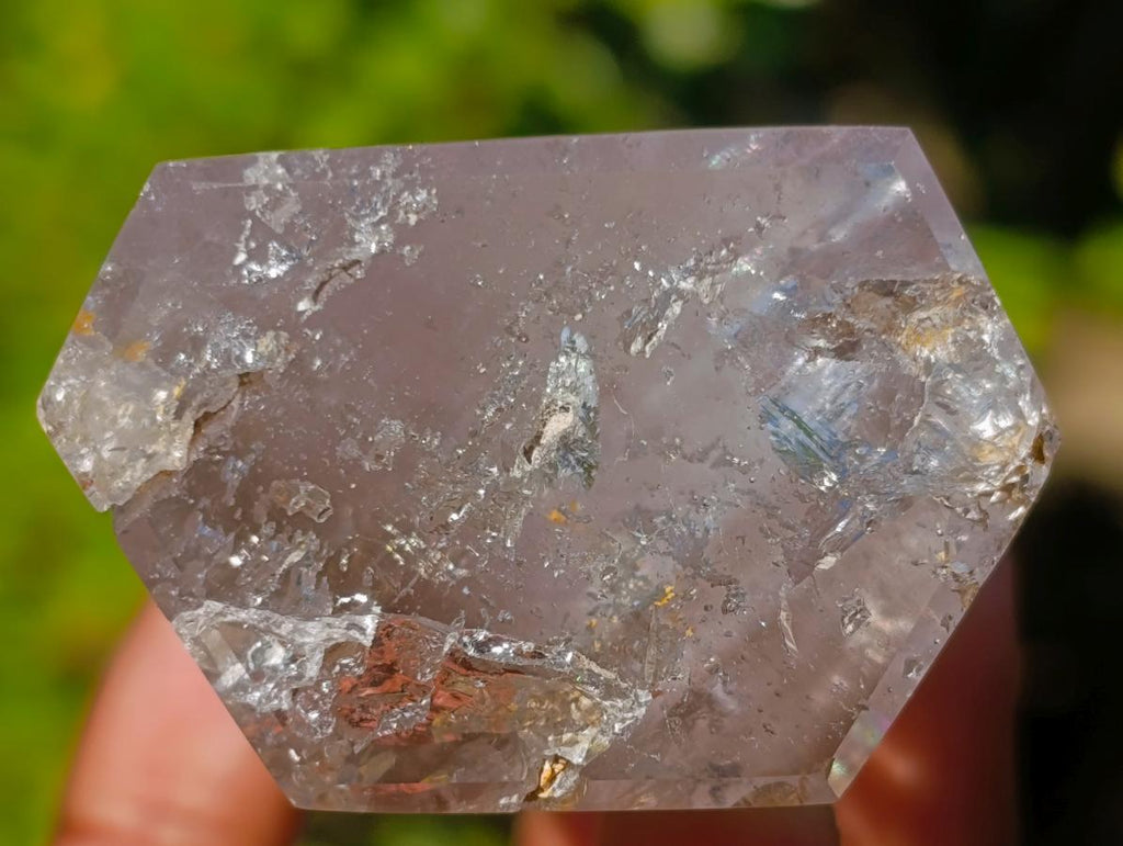 Polished Clear Window Quartz Crystal x 1 From Akansobe, Madagascar
