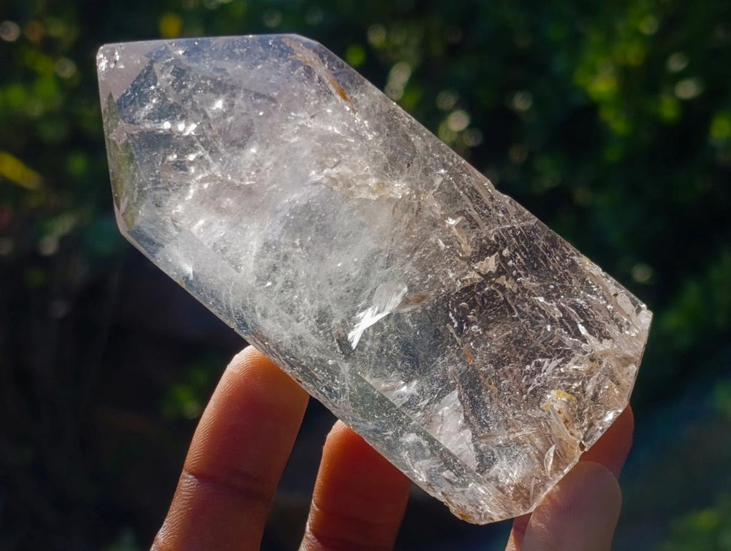 Polished Clear Window Quartz Crystal x 1 From Akansobe, Madagascar