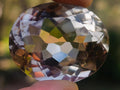 Polished Huge Faceted 150 Carat Optic Clear Smokey Quartz Stone x 1 From Madagascar